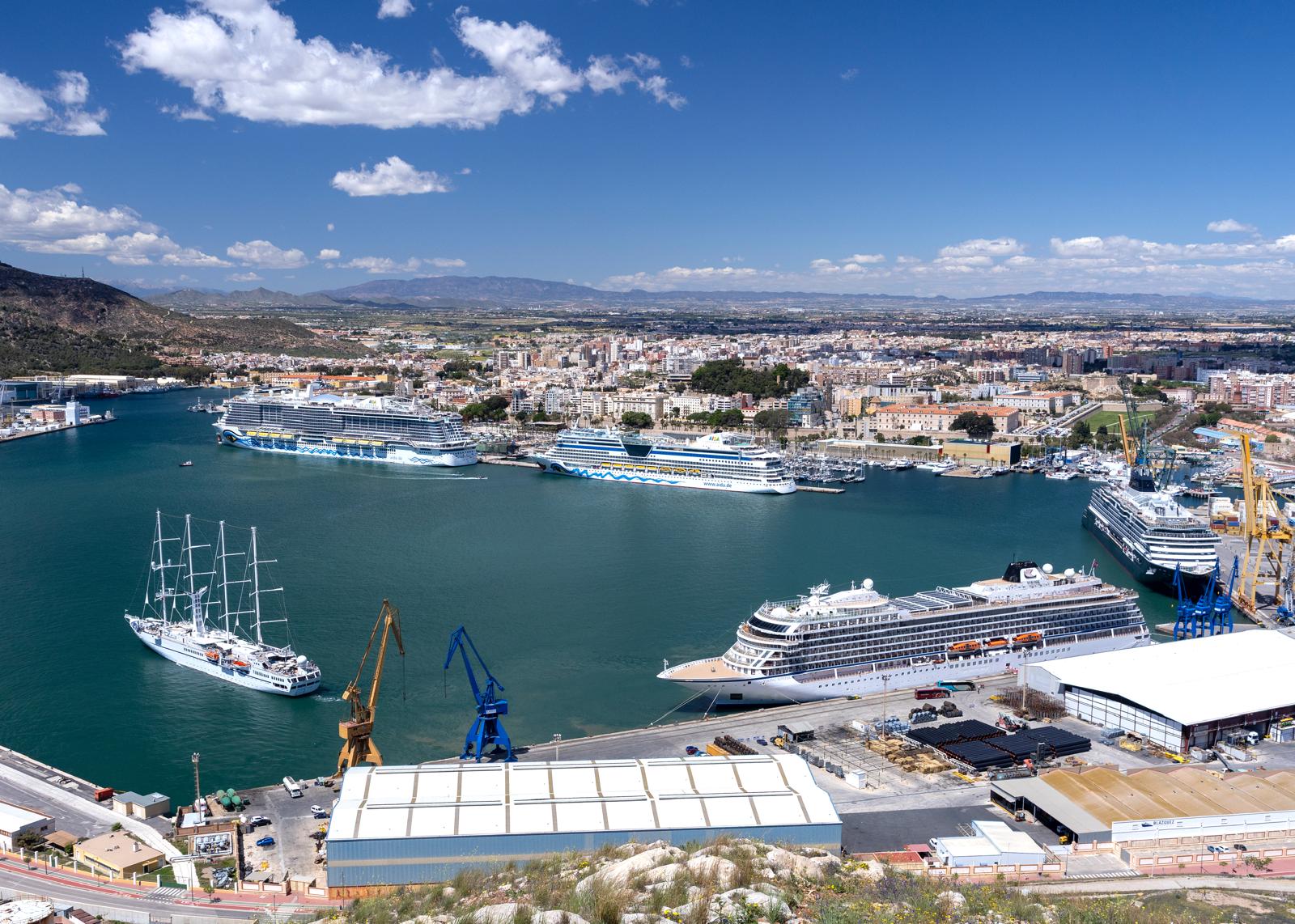 Más de 37.000 pasajeros llegarán a Cartagena a bordo de 24 buques durante el mes de mayo
